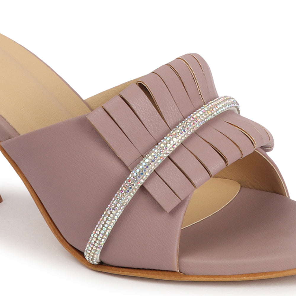 Women Embellished Party Stiletto Heel Sandals