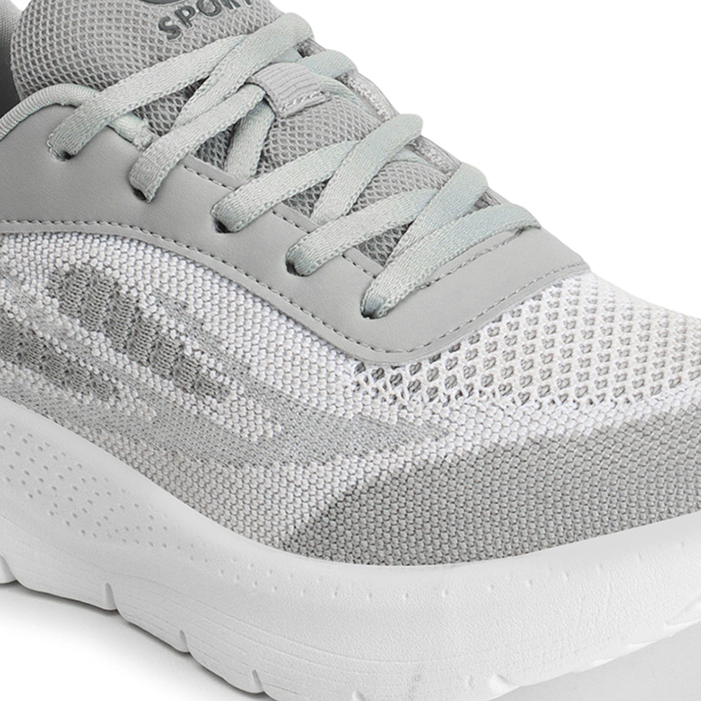 Women Mesh Flyknit Technology Lace-Up Sports Shoes