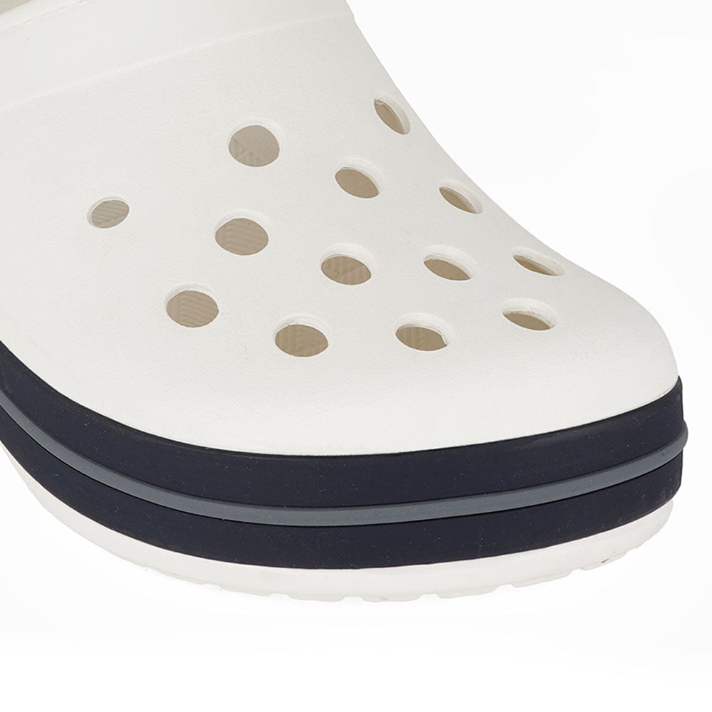 Men Classic Striped Sole Perforated Clogs