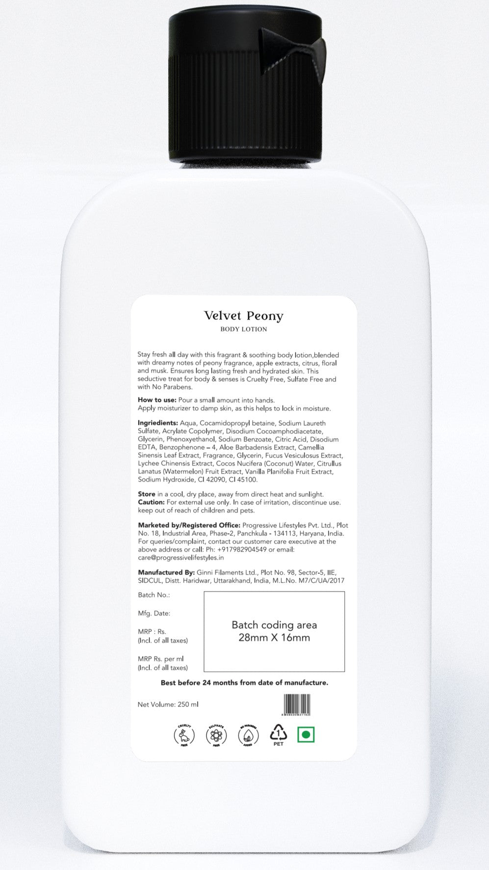 Velvet Vanilla Women Body Lotion - 250Ml