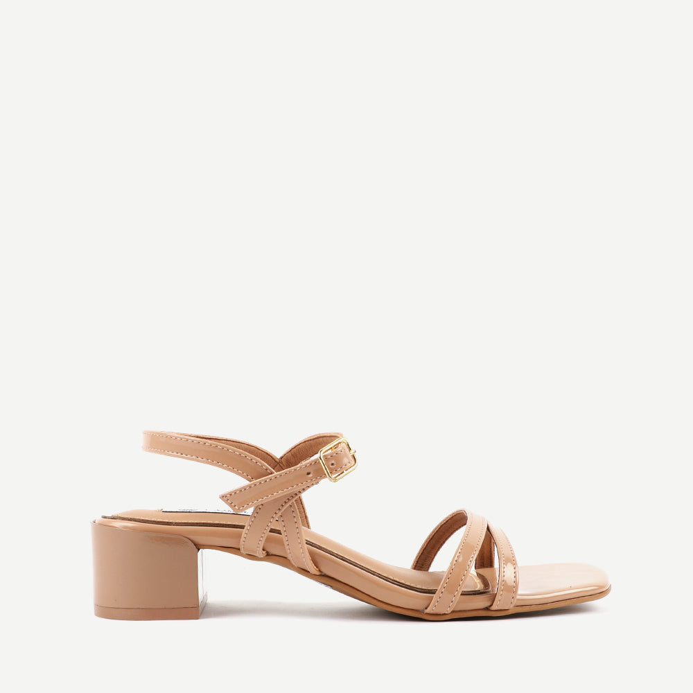 Strappy mid best sale heel sandals