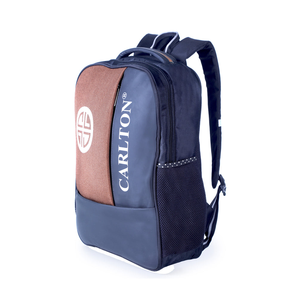 CARLTON BROWN LAPTOP BACKPACK