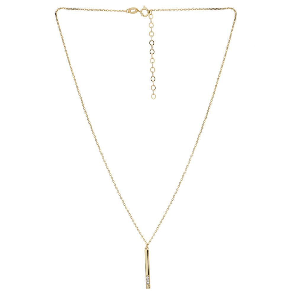 Carlton London-Women 18K Gold-Plated Necklace With Earrings & Gift Card