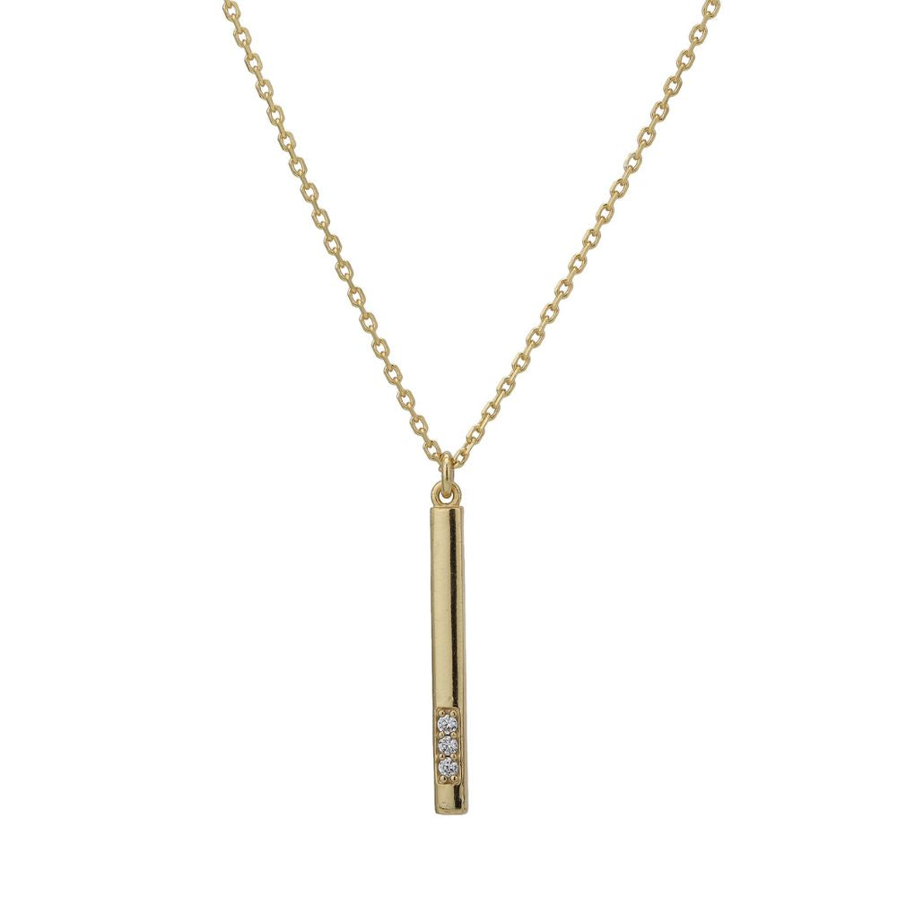Carlton London-Women 18K Gold-Plated Necklace With Earrings & Gift Card