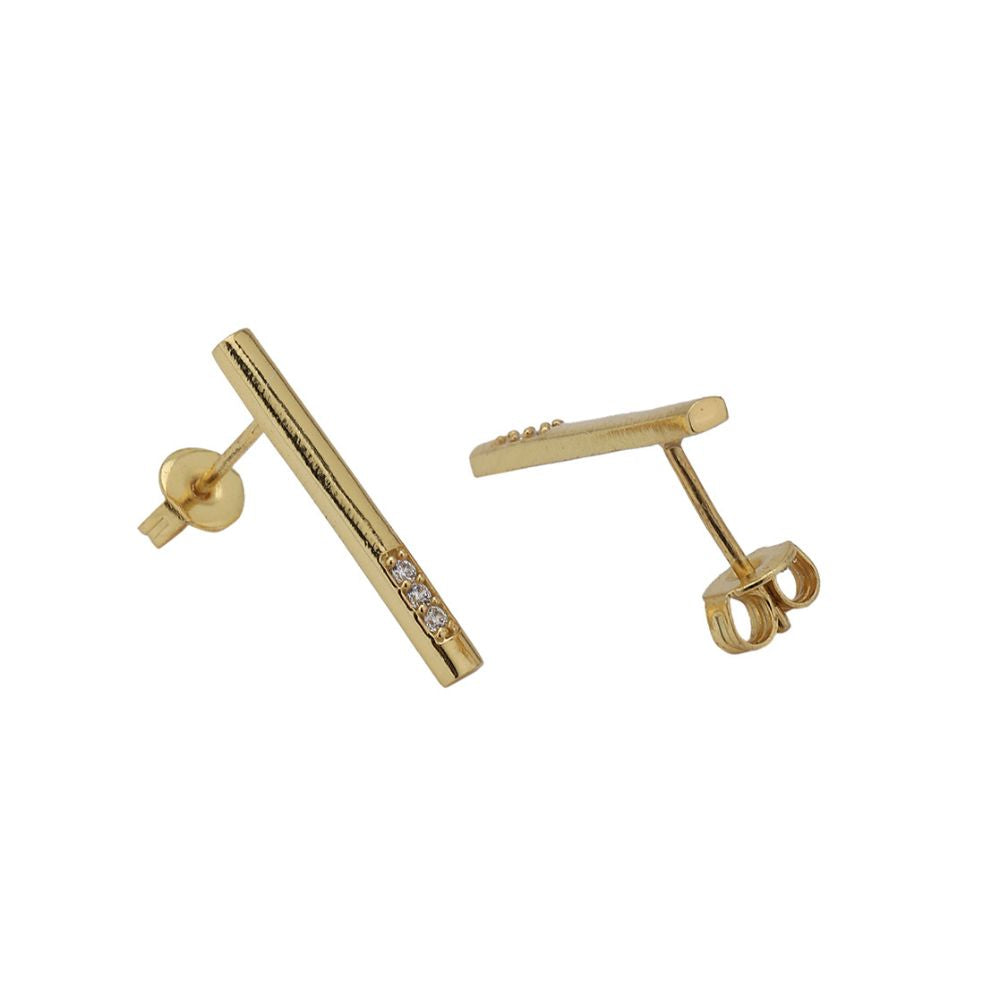 Carlton London-Women 18K Gold-Plated Necklace With Earrings & Gift Card