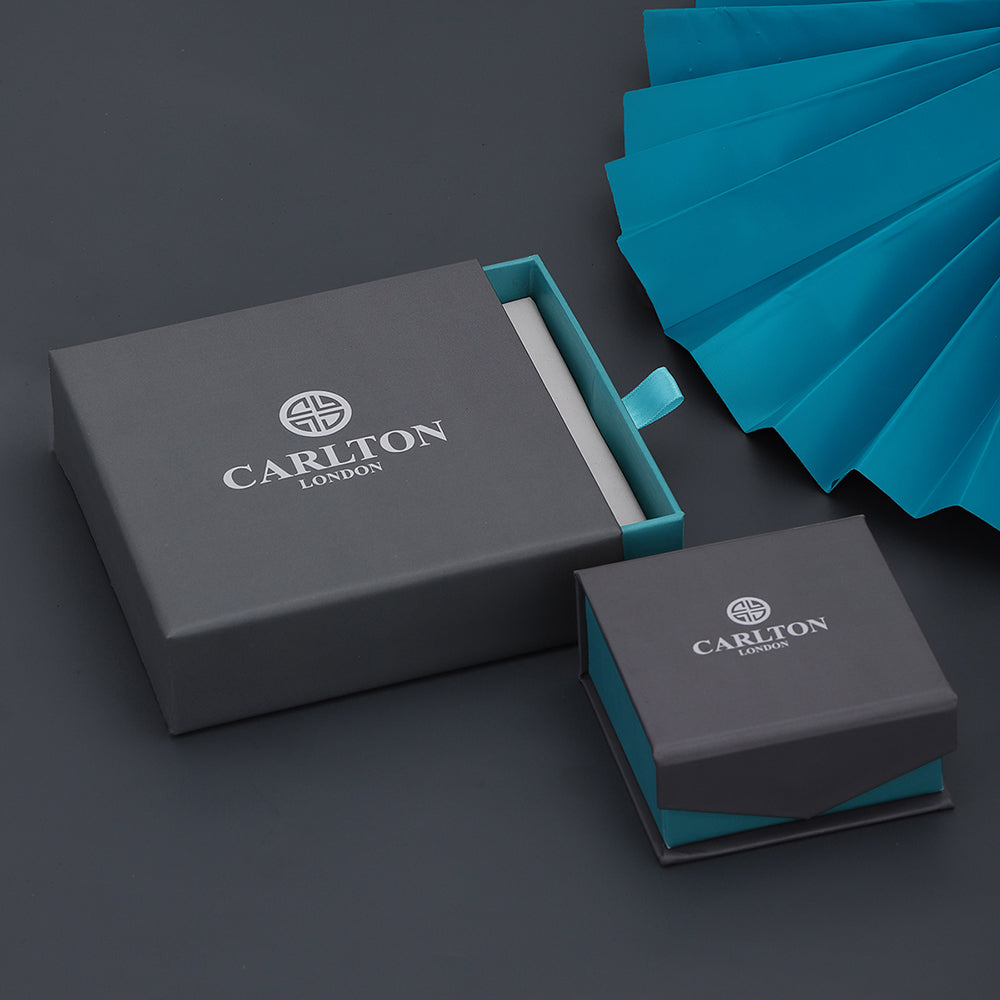 Carlton London Premium Gold Plated Cz Studded Contemporary Finger Ring For Women