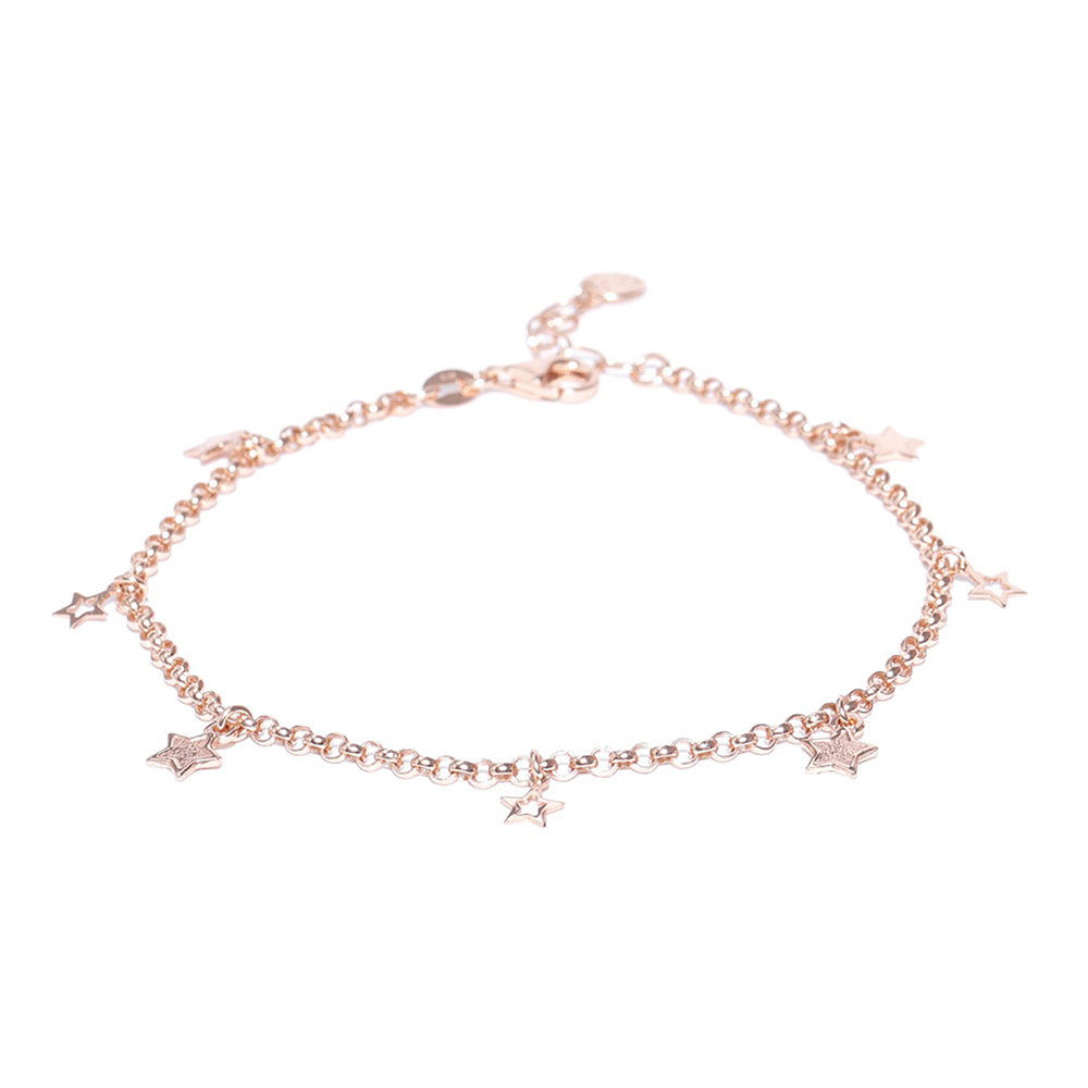 Rose gold store plated anklet