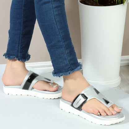 Women Lightweight Thong Velcro Sandals