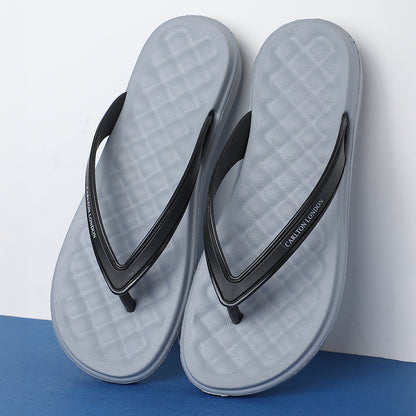 Women Comfort Textured Sole Thong Slippers