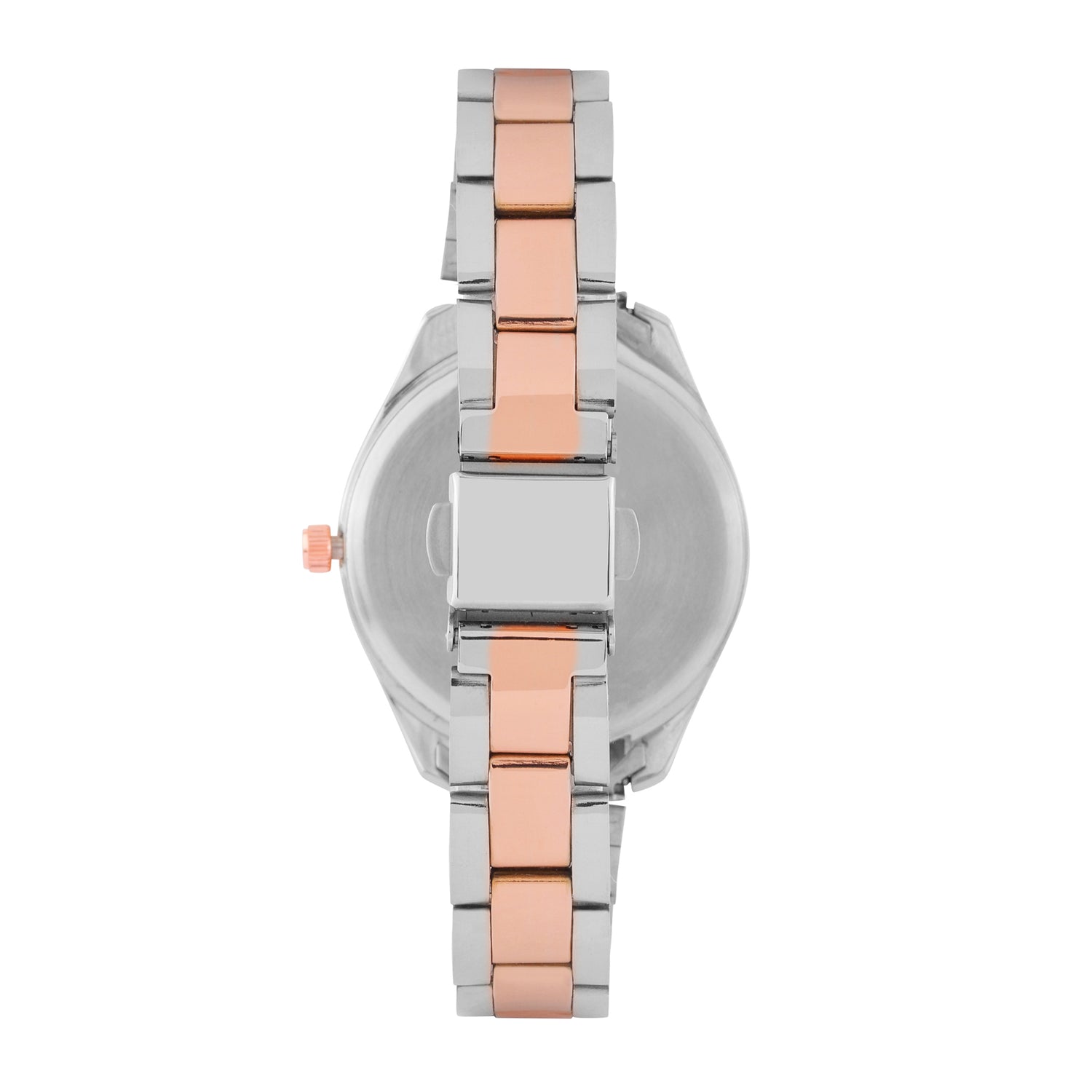 Women Rose Gold/Purple Stainless Steel Harper Collection Analog Watch CLBRTPRP