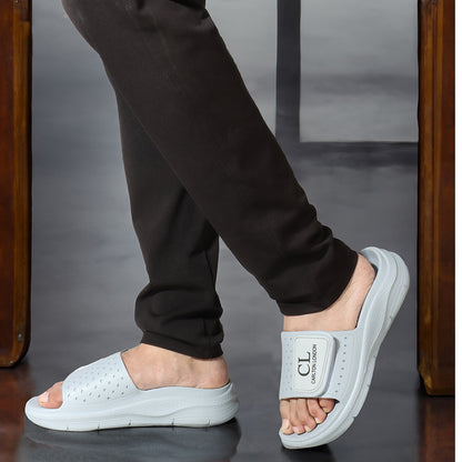 Men Perforated Adjustable Comfort Sliders