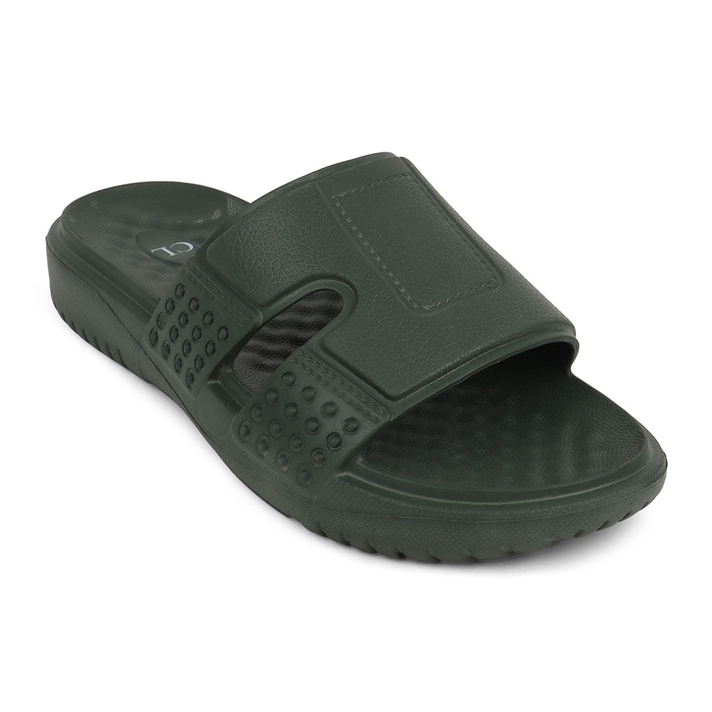 Men Textured Comfort Sliders