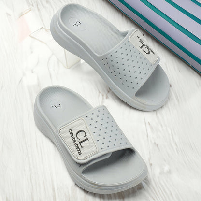 Men Perforated Adjustable Comfort Sliders