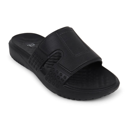 Men Textured Comfort Sliders