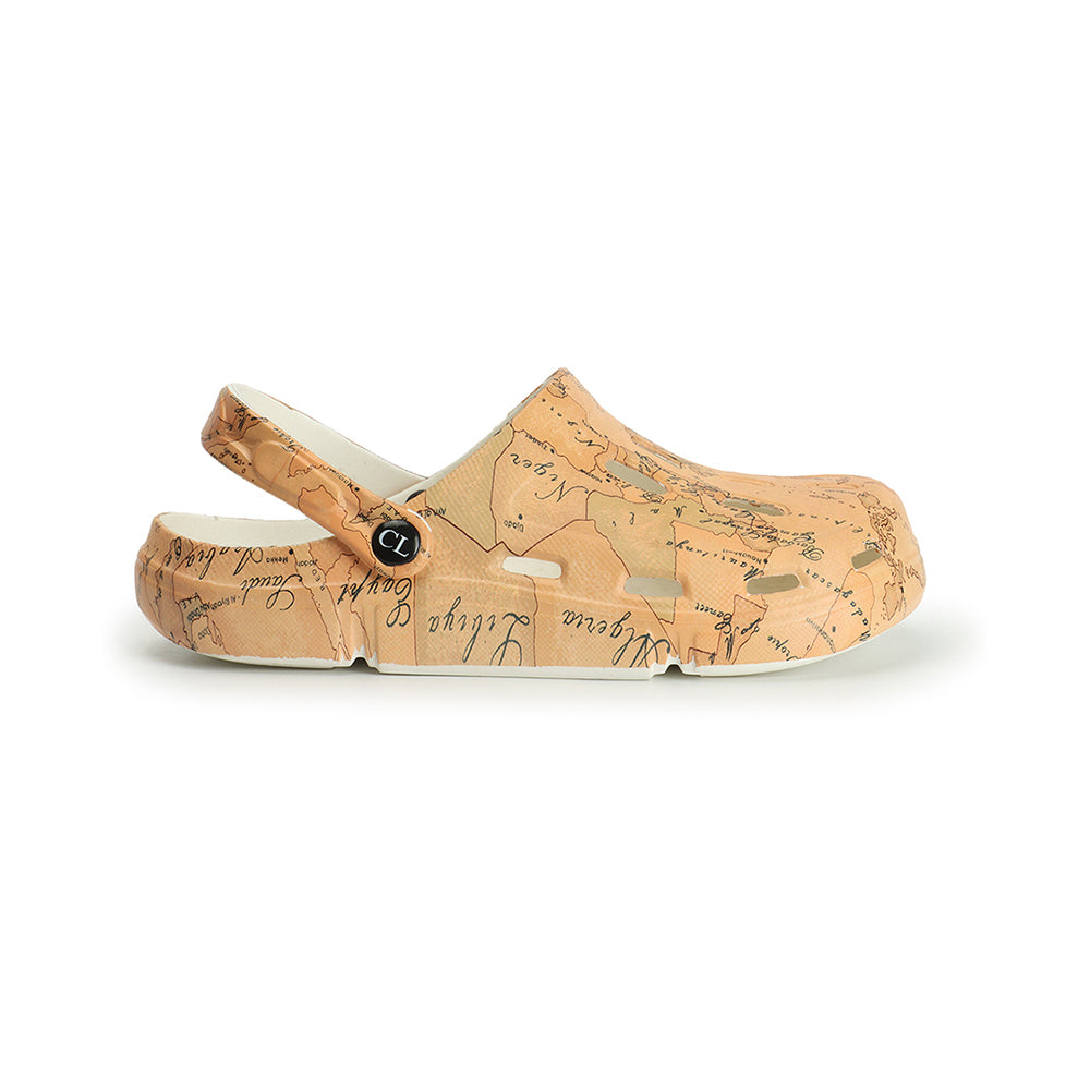 Men Printed Patterned Slip On Clogs