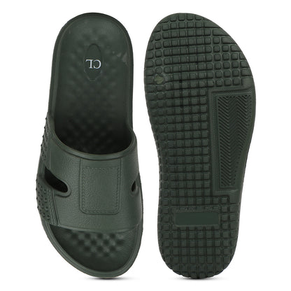 Men Textured Comfort Sliders