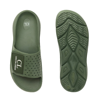 Men Perforated Adjustable Comfort Sliders