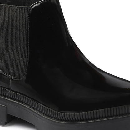 Women Block-Heeled Chelsea Slip-on Boots