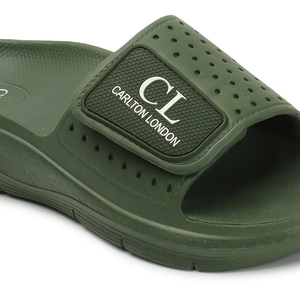 Men Perforated Adjustable Comfort Sliders