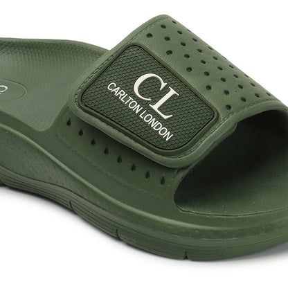 Men Perforated Adjustable Comfort Sliders