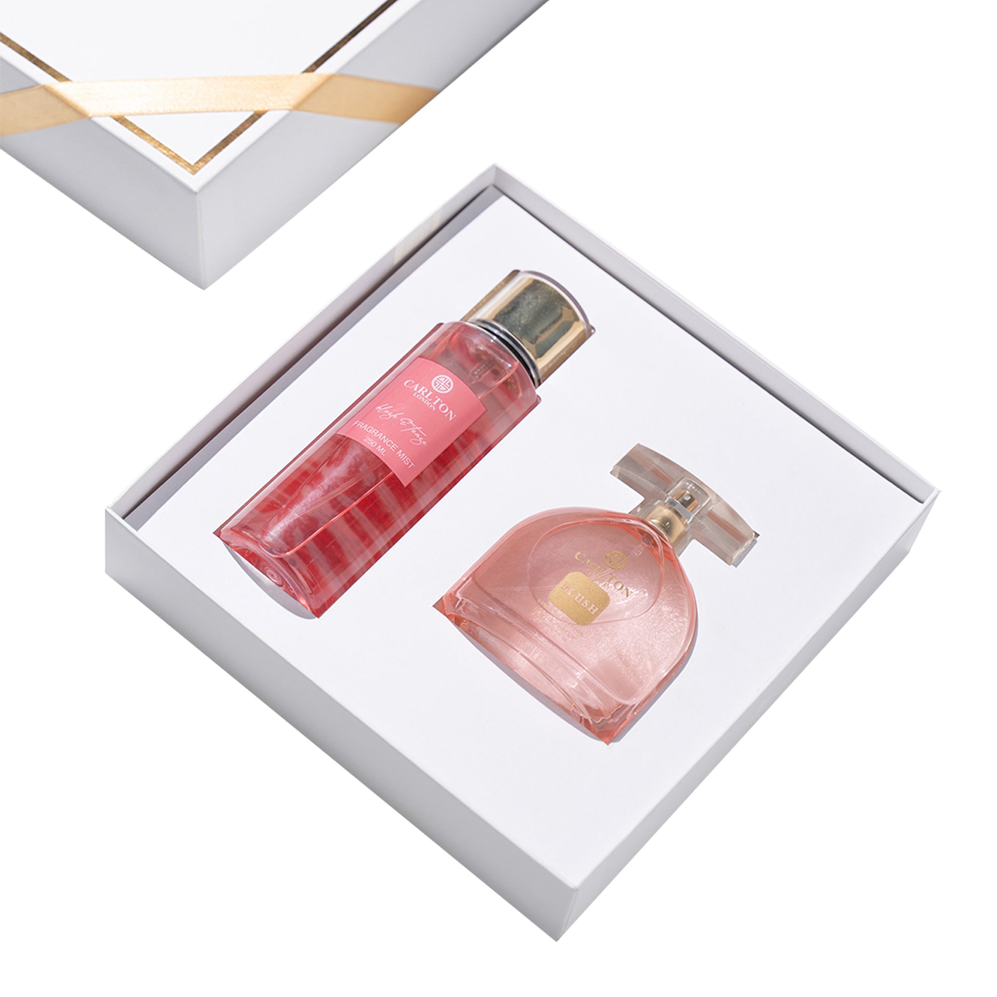 Women Gift Set Of 2 Blush Perfume 100Ml + Blush &amp; Tease Body Mist 250Ml