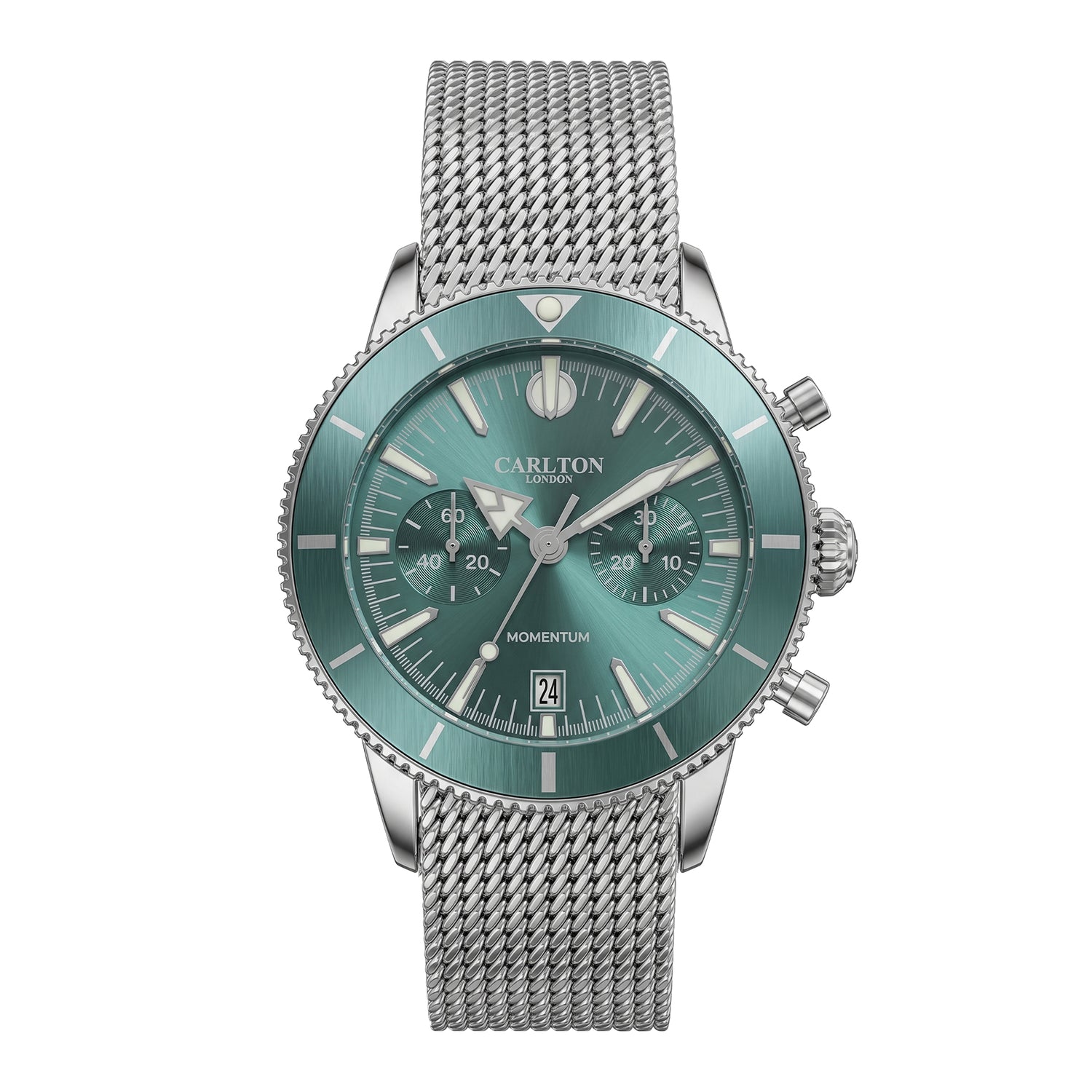 Carlton London Men Momentum Teal Analog Watch - CL-MT-TL