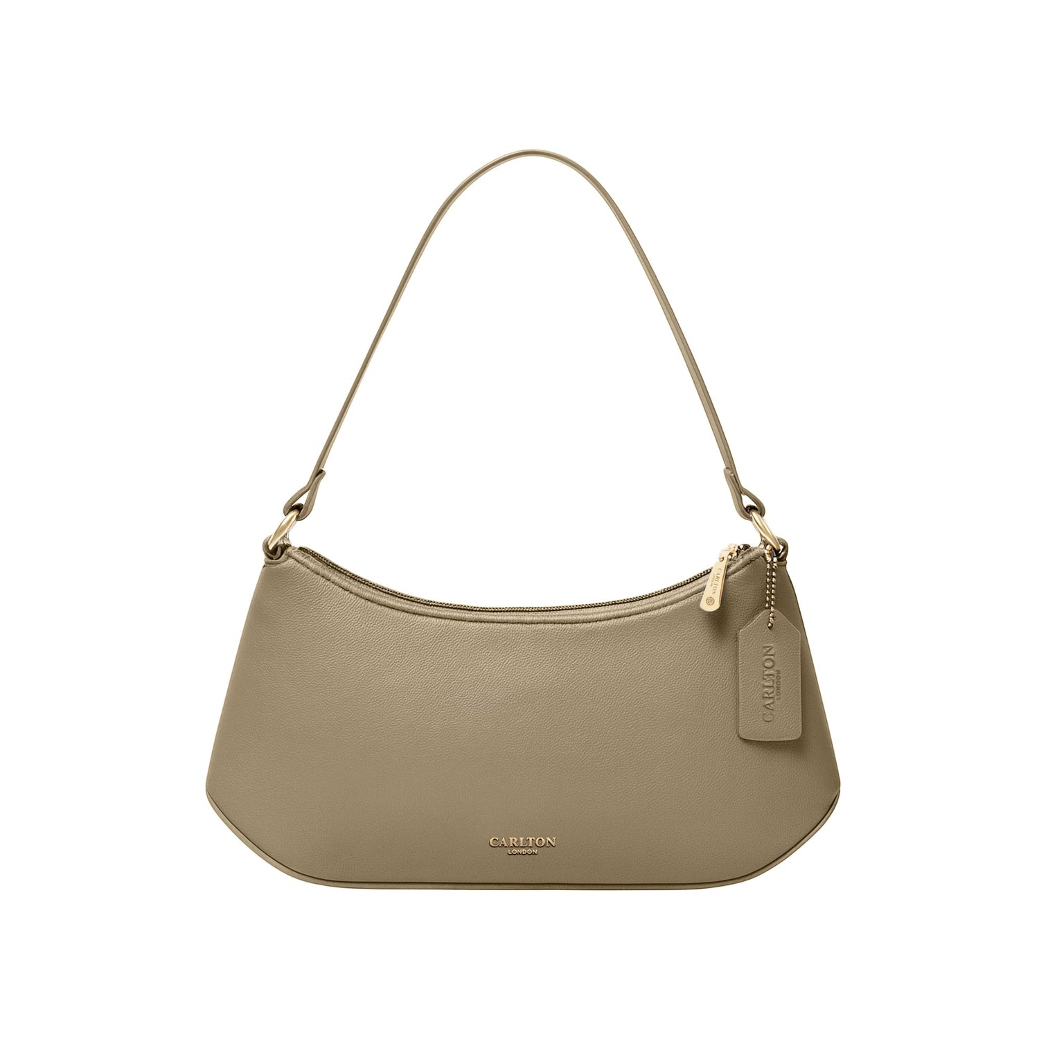 Carlton London Beige East West Shoulder Bag  CLHB 16