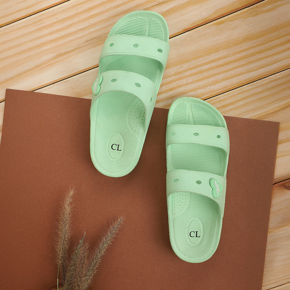 Women Lightweight and comfortable Dual Strap Slides