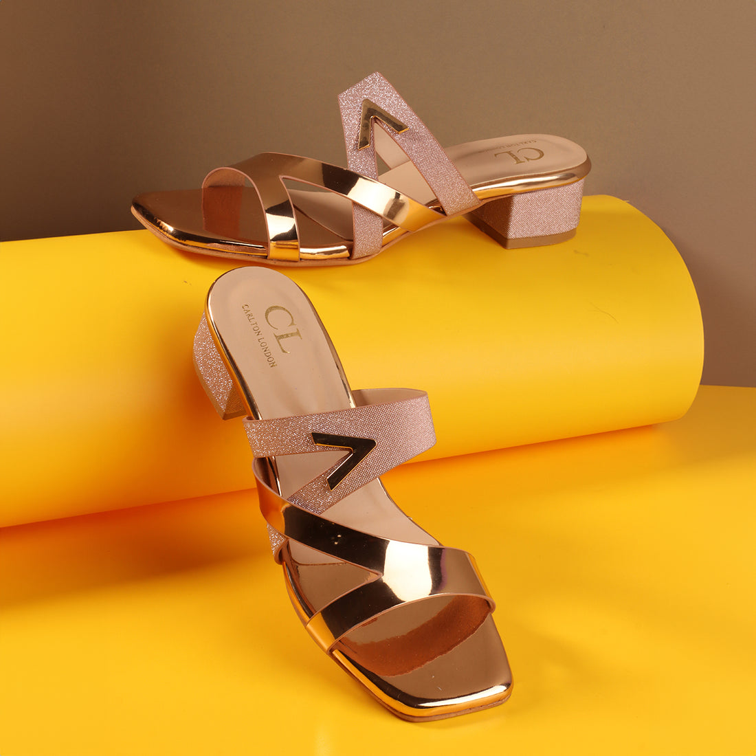 Women Embellished Block Heel Sandals