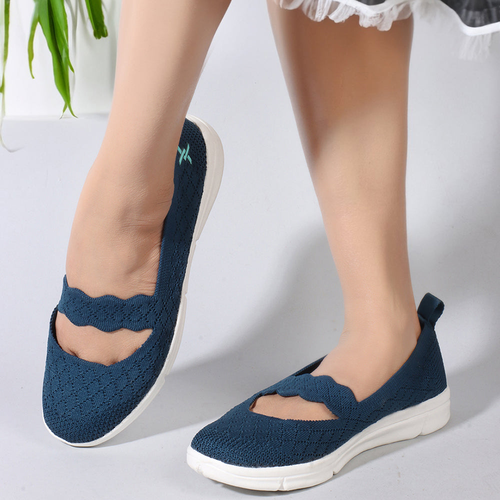 Women Mesh Flyknit Slip-On Lightweight Shoes