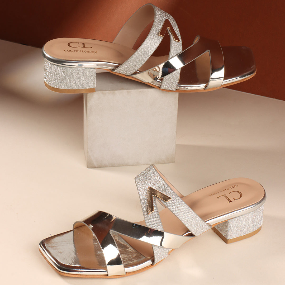 Women Embellished Block Heel Sandals