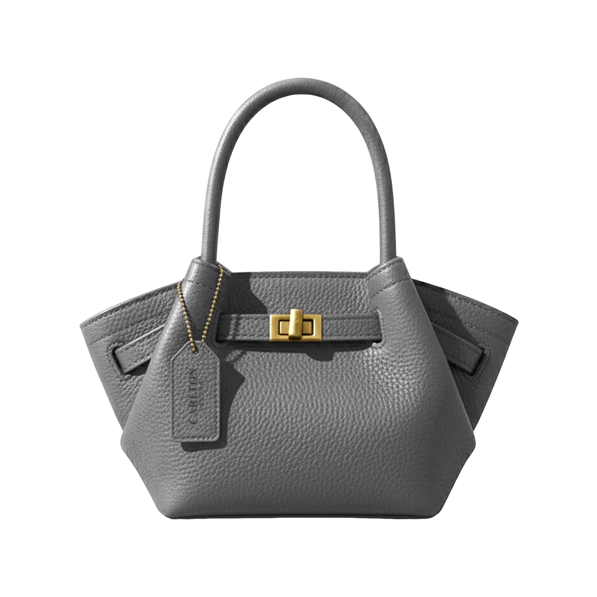 Carlton London ELiza Satchel Grey Bag  CLHB 14