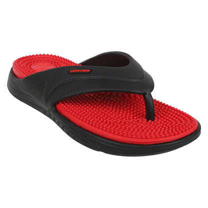 Men Acupressure Footbed Thong Sandals