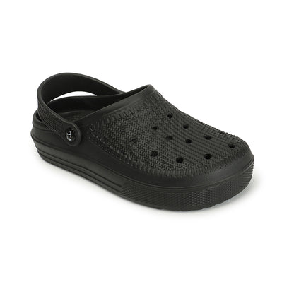 Men Sculpted Perforated Comfort Clogs with Back Strap