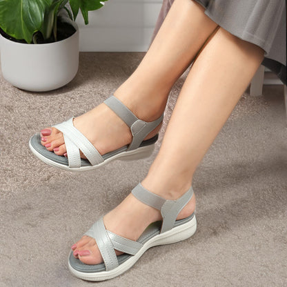Women Cross Strap Adjustable Comfort Sandals