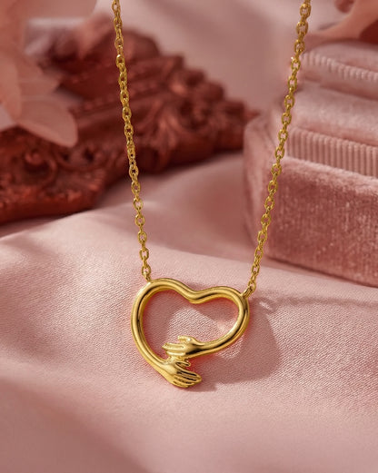 18kt Gold Plated Heart Pendant and Chain