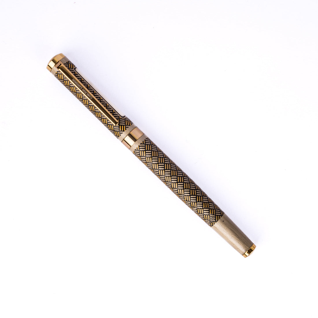 Carlton London Luxury Black & Gold Designer Ball Pen Elegant Executive Writing Pen