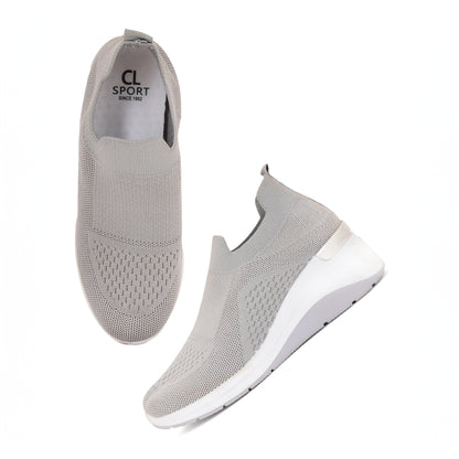 Women Comfortable Flyknit Lightweight Slip-On Sneakers