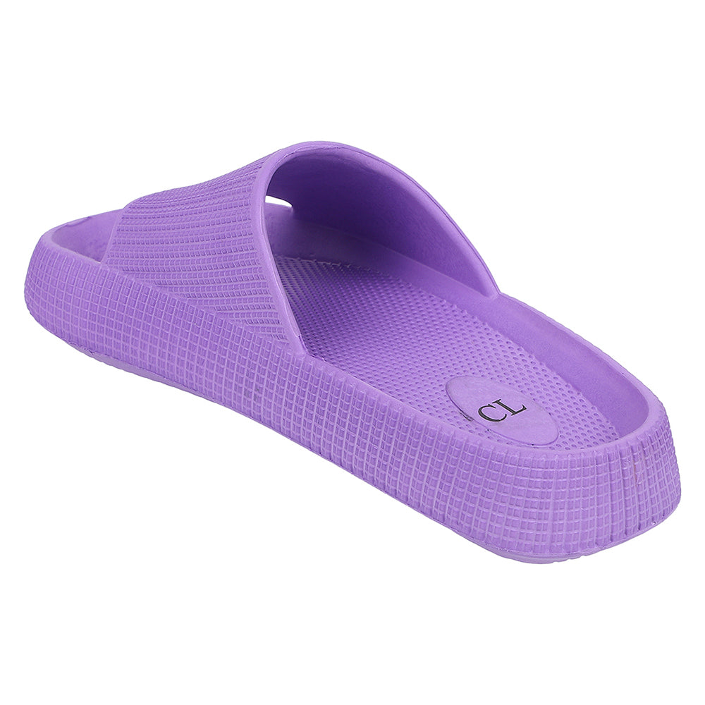 Women Lightweight and comfortable Textured Slides
