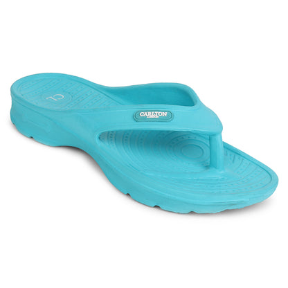 Women Fuchsia Comfortable Wedge Flip Flops