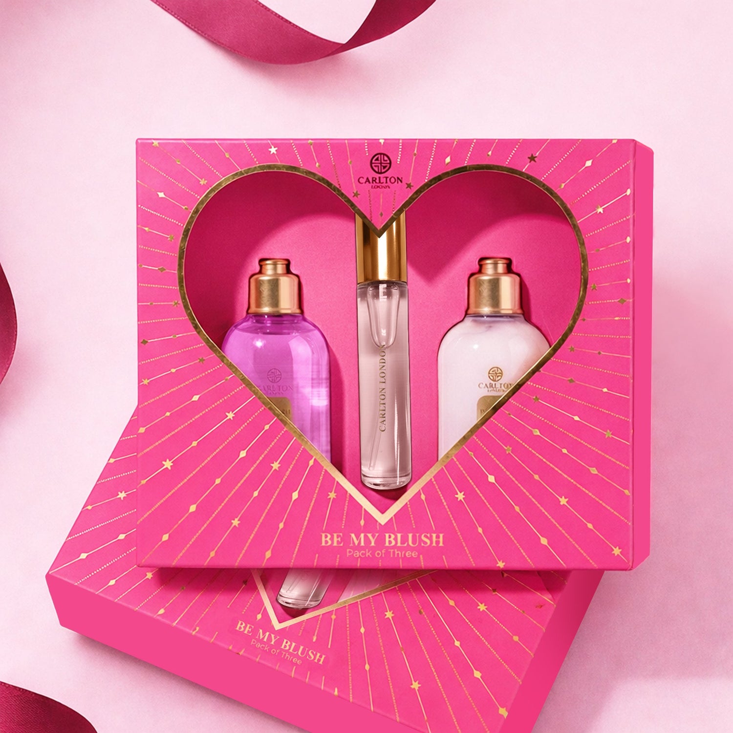 Carlton London Be My Blush Gift Set pack of 3 CLPLG115