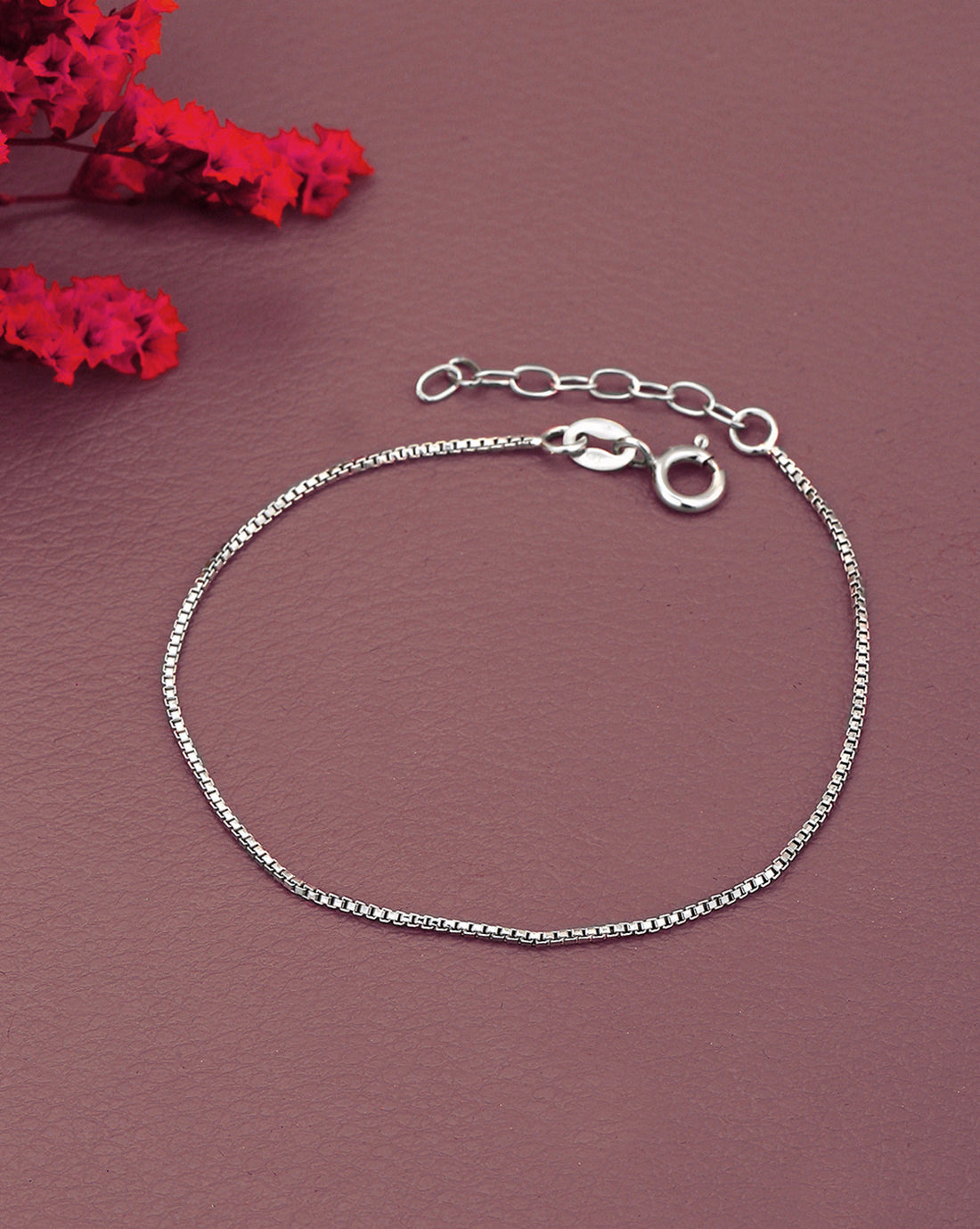 925 Sterling Silver Rhodium Plated Wraparound Adjustable Bracelet