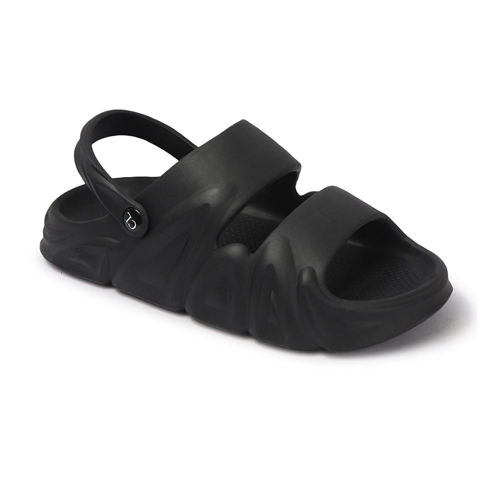 Men Textured Adjustable Double Strap Sandals