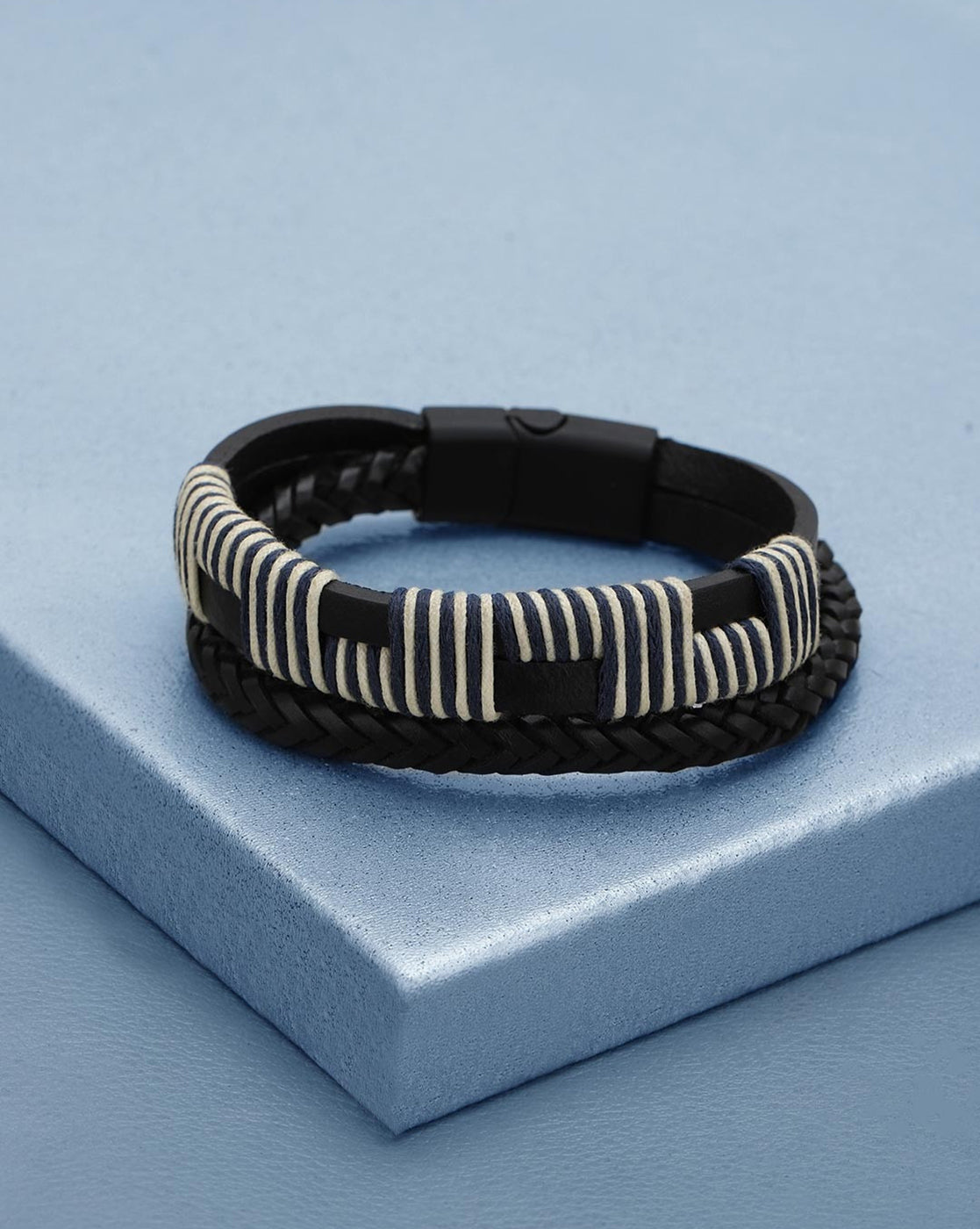 Men Multistrand Bohemian Leather Bracelet