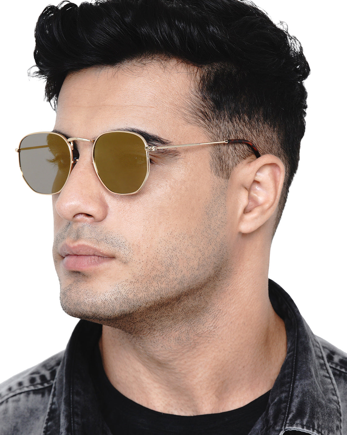 Carlton London Mirrored Polarised Square Sunglasses For Men – Carlton  London Online