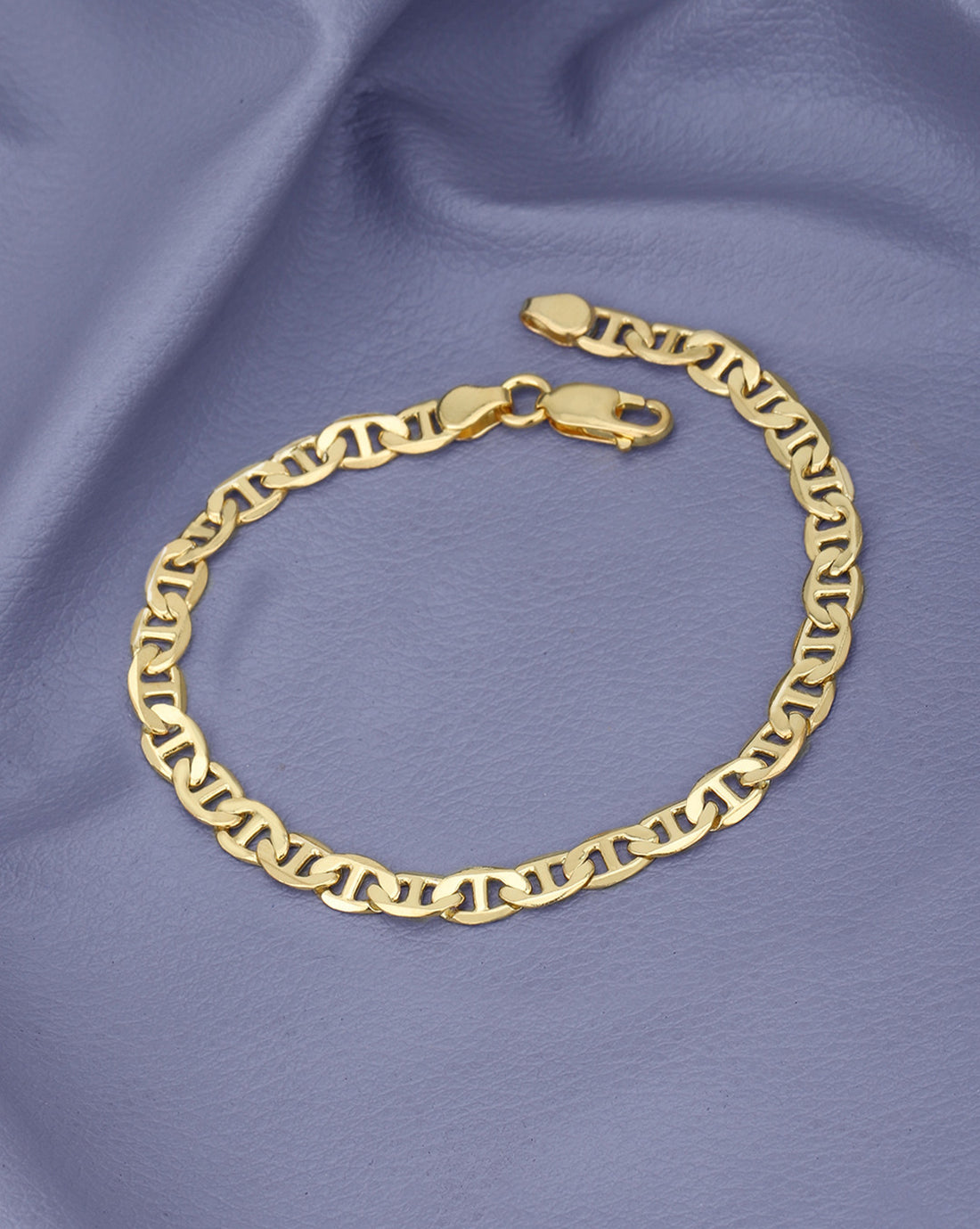 Men 18kt Gold Plated Marina Chain Link Bracelet