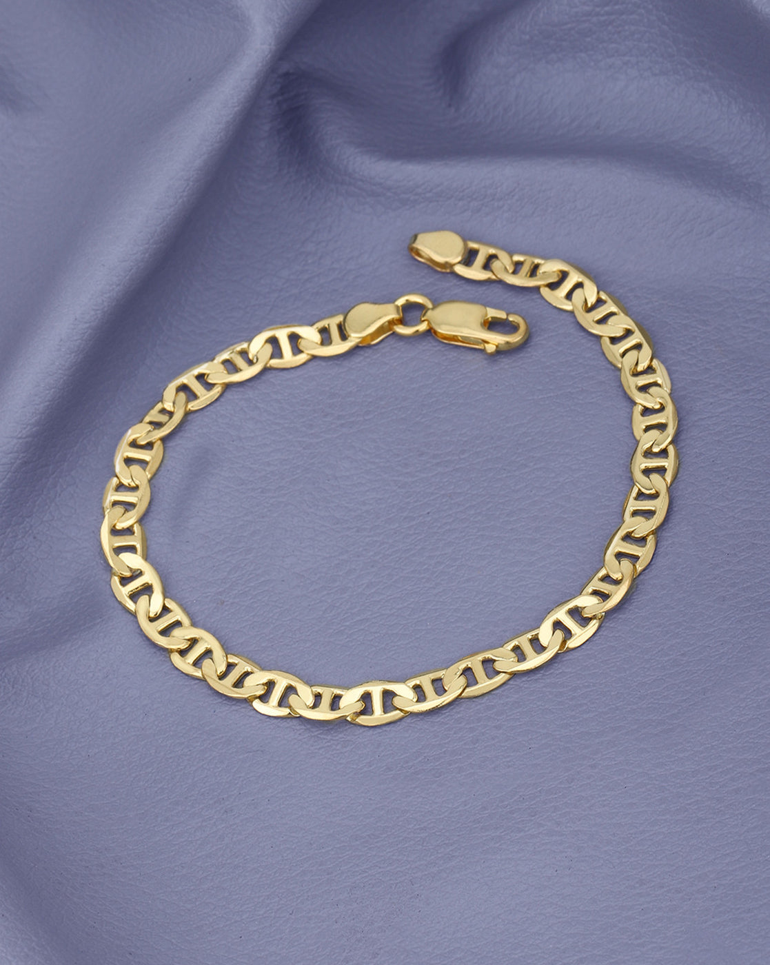Men 18kt Gold Plated Marina Chain Link Bracelet