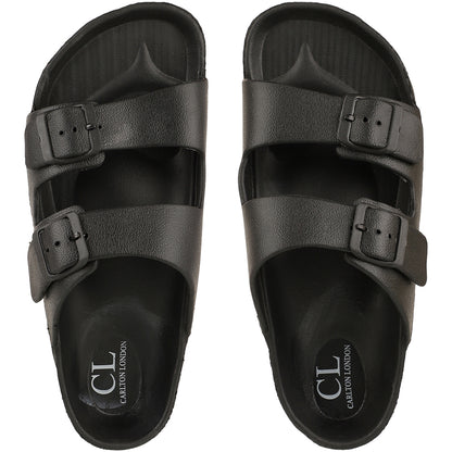 Men Dual Strap Adjustable Comfort Slides