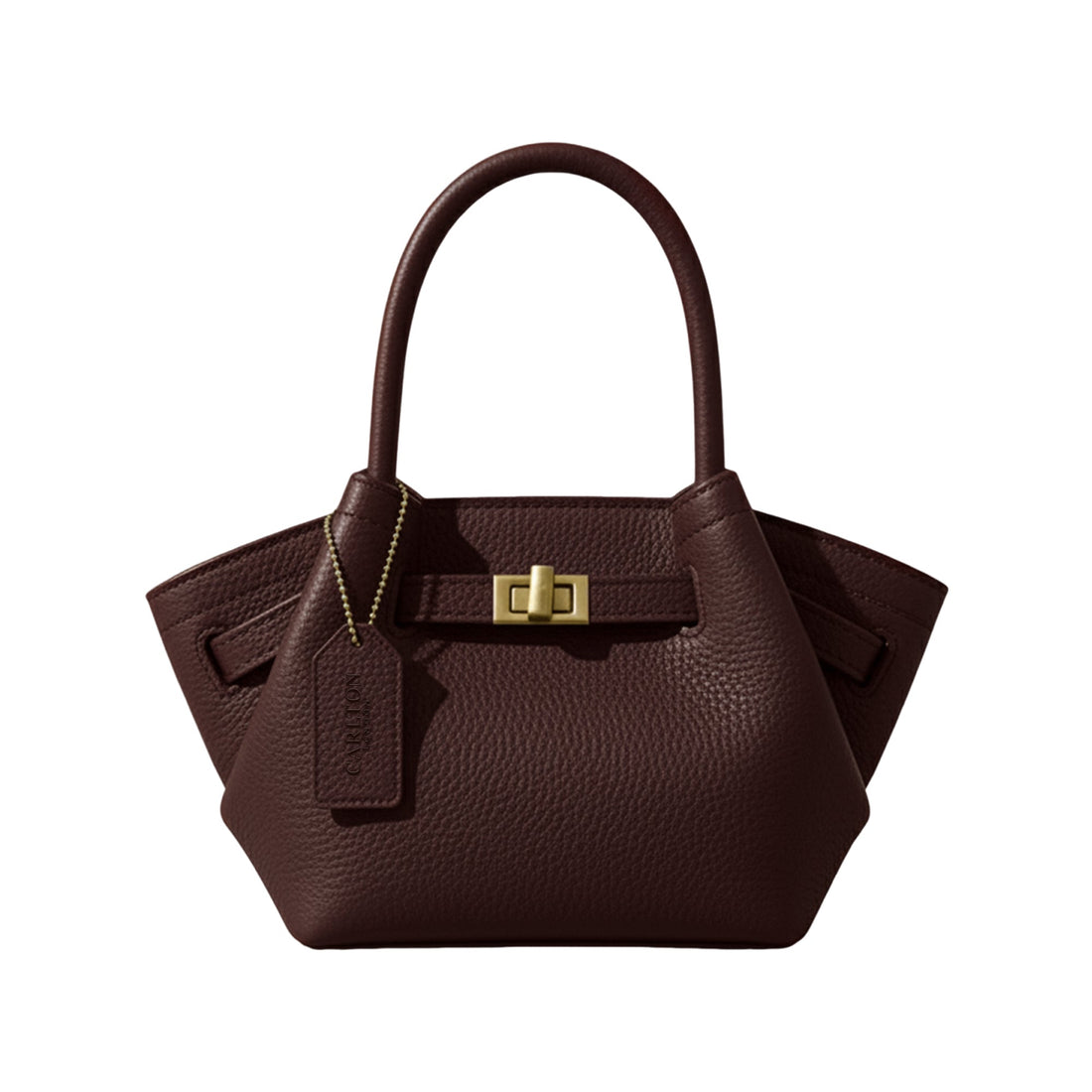 Carlton London Eliza Satchel Brown Bag  CLHB 13