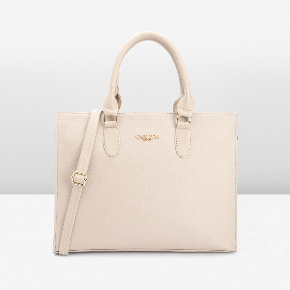 Carlton London Women Handbag - CLLP-828 Cream